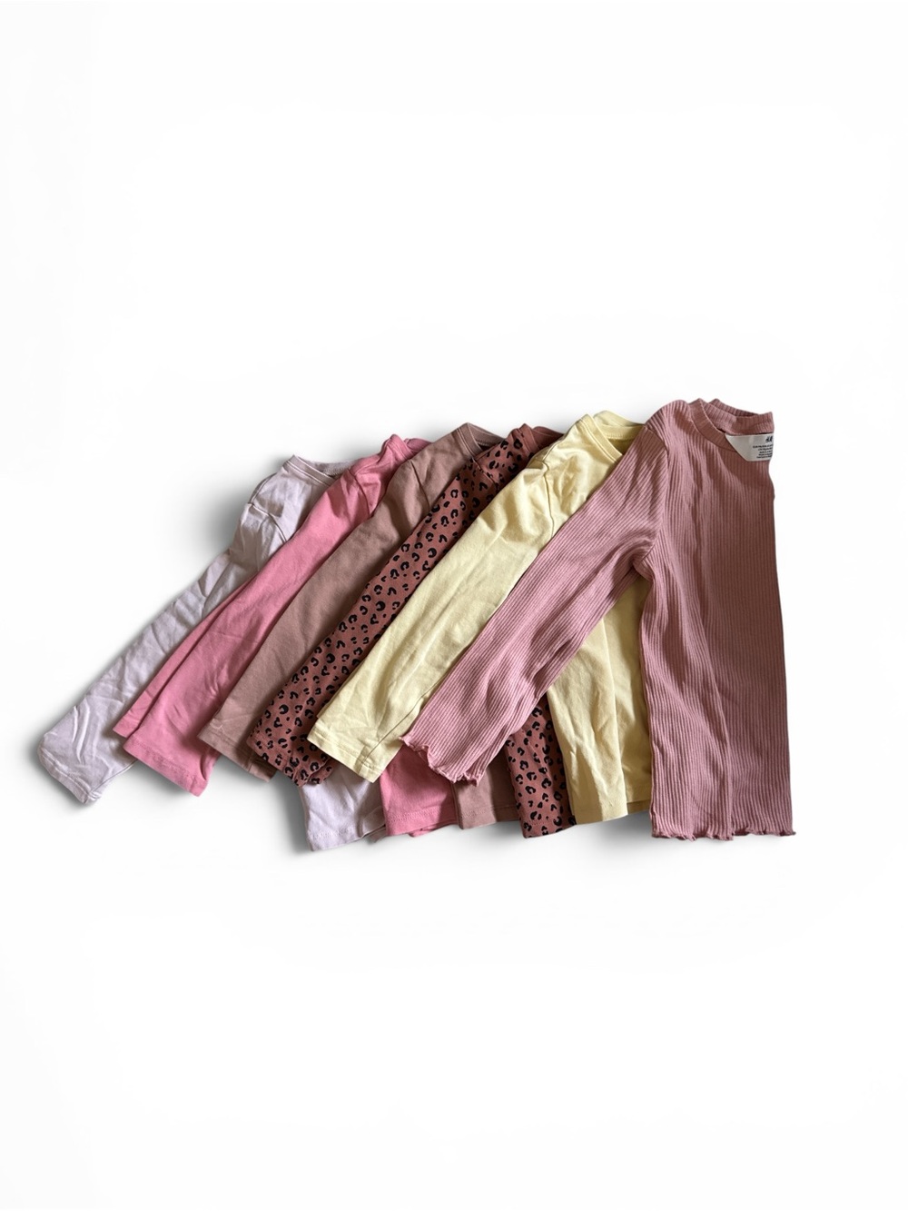 H&M Toddler girls long sleeve basic top bundle
